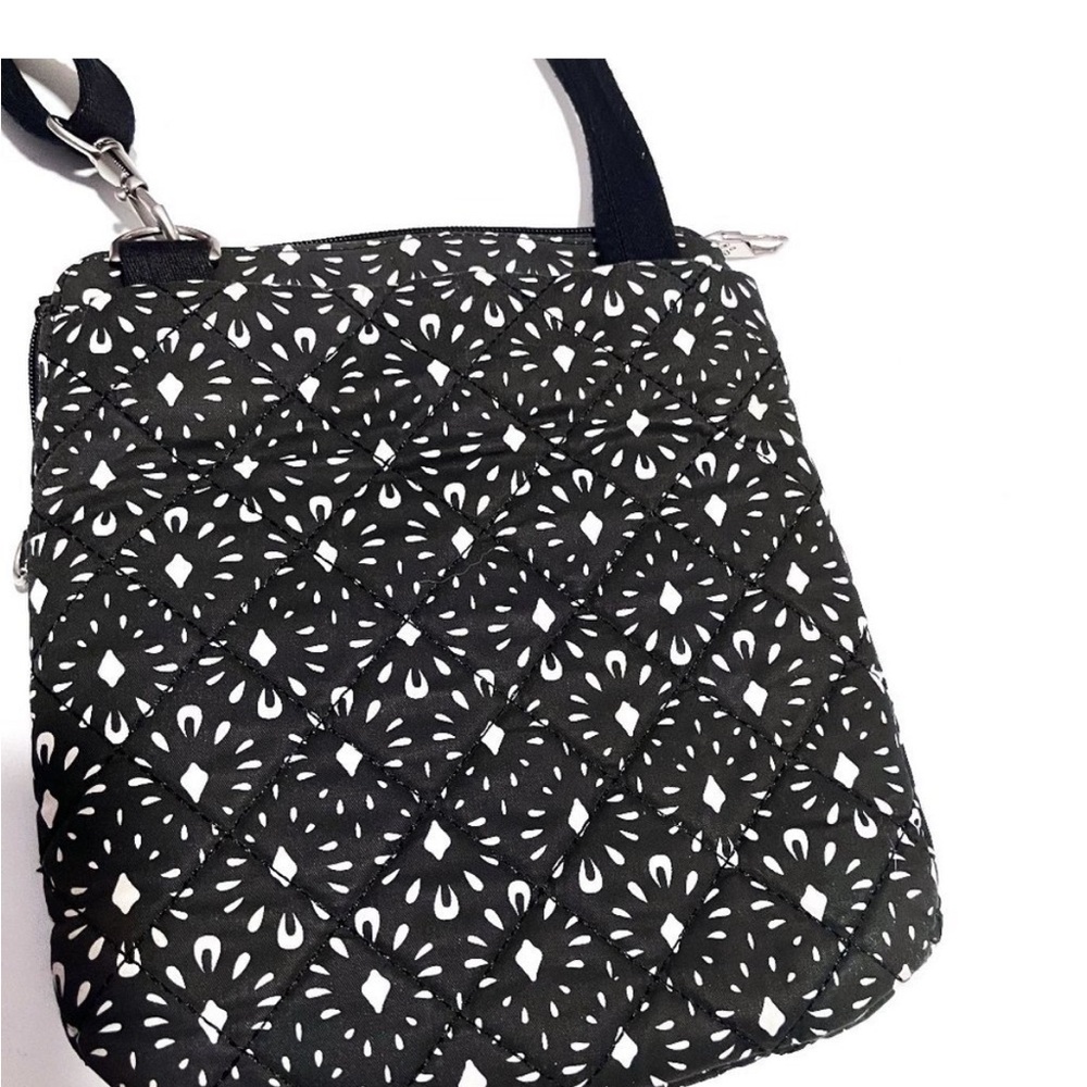 Travelon Anti-Theft Boho Slim Bag - Geo Shells RFID protected. Crossbody EUC